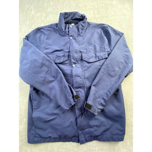 Nike Other - Nike‎ Mens Sportswear Field Jacket Navy Blue Utility Full Zip Cargo Large L